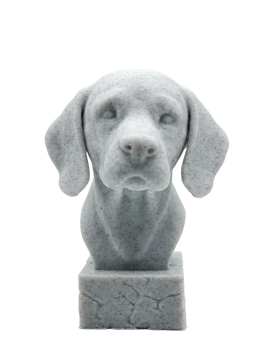 Beagle in Marmor-PLA