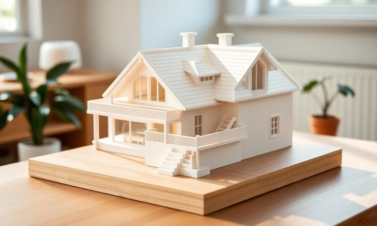 Architekturmodell aus dem 3D-Drucker